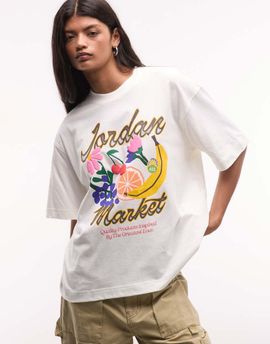 Jordan Nike Jordan graphic t-shirt in off white-Neutral