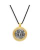 Jorge Adeler Jorge Adeler 18K Yellow Gold Gods & Heroes Apollo Ancient Coin, Blue Sapphire & Diamond Enhancer Pendant - 3
