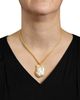Jorge Adeler Jorge Adeler 18K Yellow Gold Sea Cultured Freshwater Baroque Pearl & Diamond Enhancer Pendant - 2