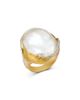 Jorge Adeler Jorge Adeler 18K Yellow Gold Sea Cultured Freshwater Baroque Pearl & Diamond Ring - 1