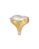 Jorge Adeler Jorge Adeler 18K Yellow Gold Sea Cultured Freshwater Baroque Pearl & Diamond Ring - 3