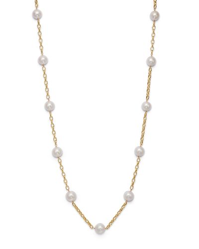 Jorge Adeler Jorge Adeler 18K Yellow Gold Sea Cultured South Sea Pearl Long Statement Necklace, 36
