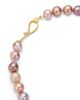 Jorge Adeler Jorge Adeler 18K Yellow Gold Sea Multi Hued Cultured Freshwater Yangtze River Pearl Collar Necklace, 18.5 - 3