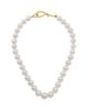 Jorge Adeler Jorge Adeler 18K Yellow Gold Sea Yangtze River Cultured Freshwater Pearl Collar Necklace, 18 - 1