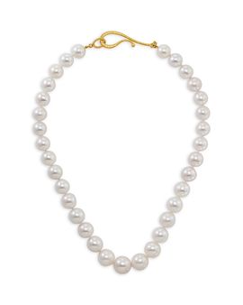 Jorge Adeler Jorge Adeler 18K Yellow Gold Sea Yangtze River Cultured Freshwater Pearl Collar Necklace, 18
