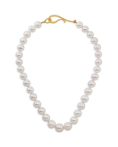Jorge Adeler Jorge Adeler 18K Yellow Gold Sea Yangtze River Cultured Freshwater Pearl Collar Necklace, 18