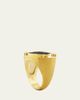 Jorge Adeler Men's 18K Yellow Gold Authentic Neptune Coin Ring - 4