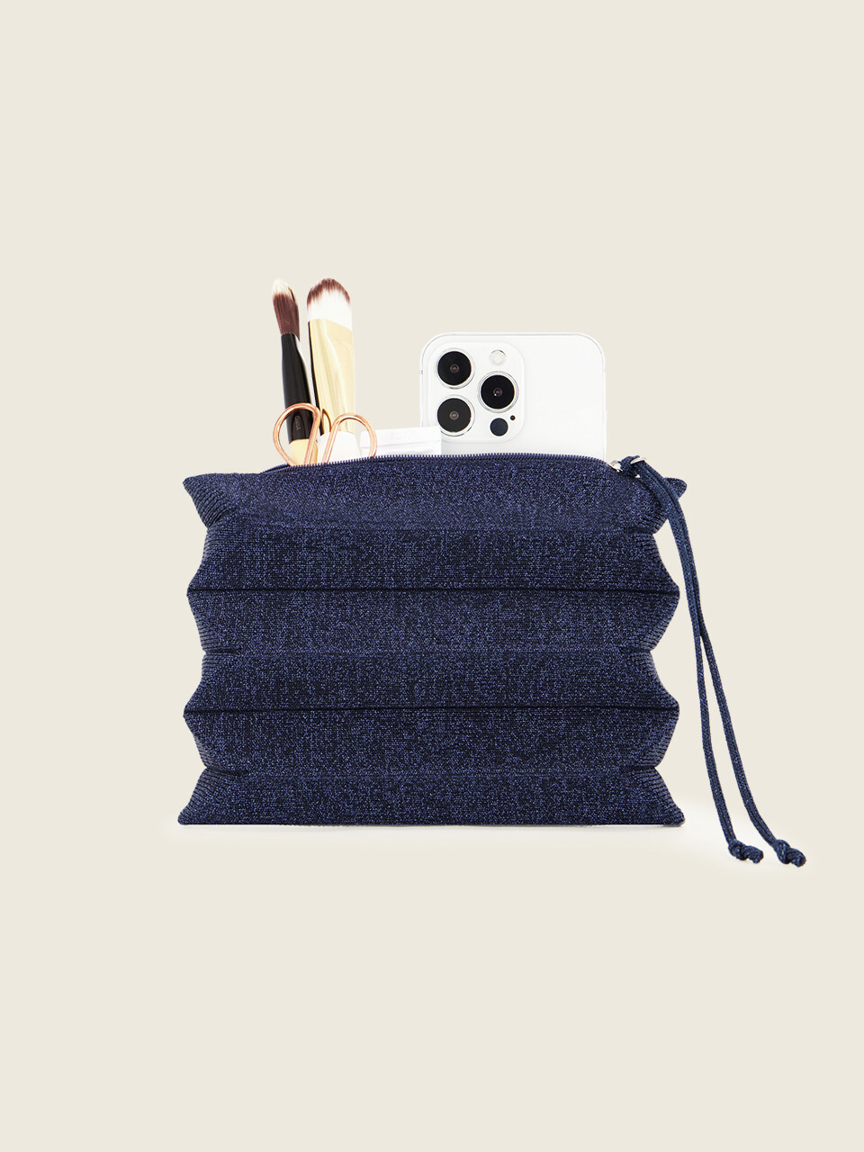 JOSEPH & STACEY Lucky Pleats Pouch S Starry