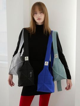 JOSEPH & STACEY Pleated Knit Recycled Sustainable Bucket Bag (ALL)