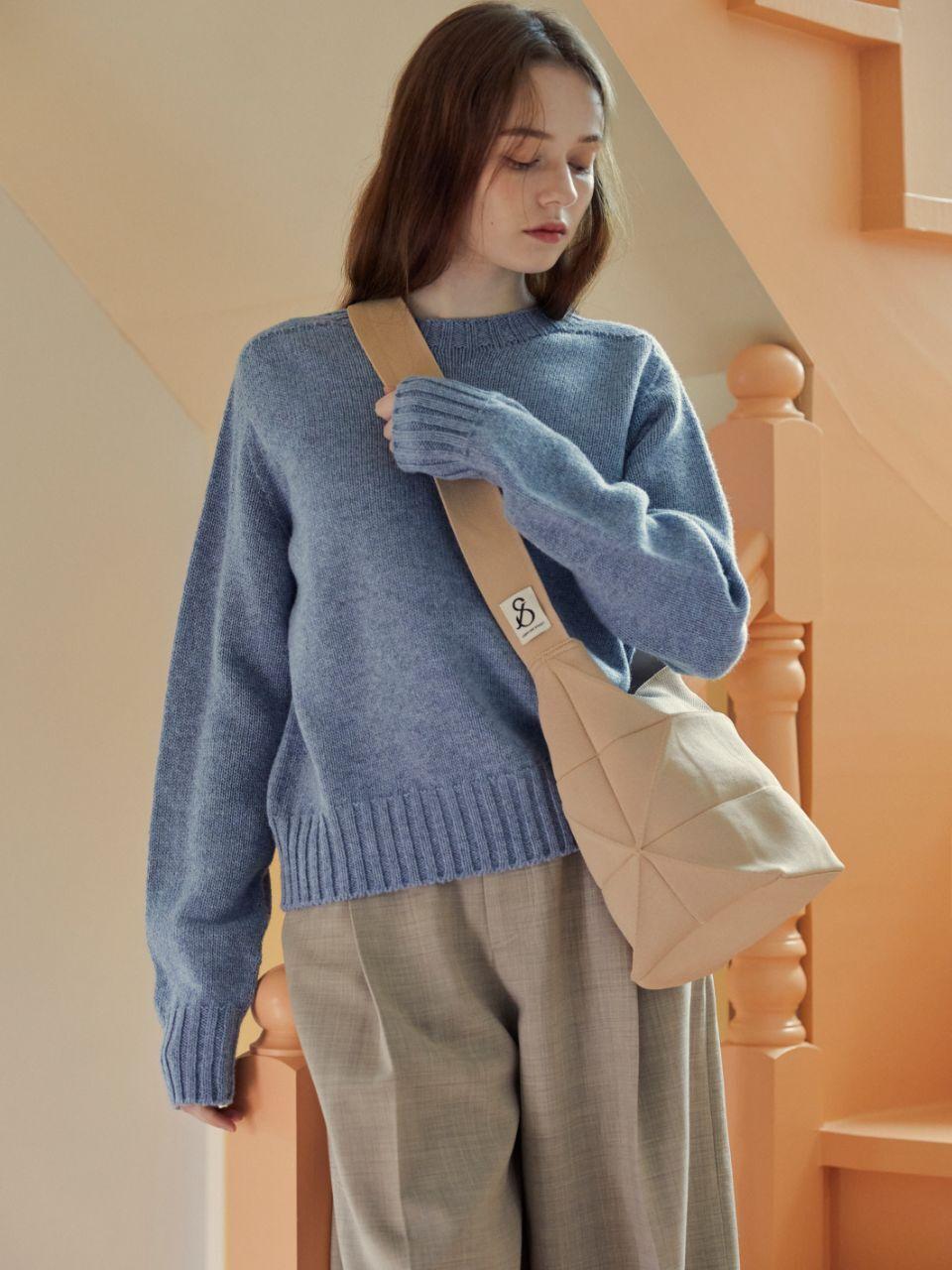 JOSEPH & STACEY Pleated Recycled Bucket Bag [Hazelnut Beige]