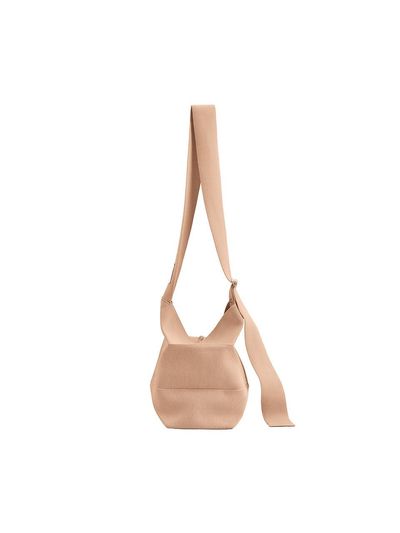 JOSEPH & STACEY Recycled Pleated Bucket Bag [Powdery Beige]