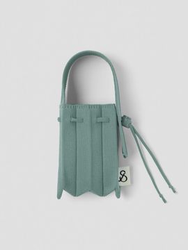 JOSEPH & STACEY Recycled Polyester Pleated Mini Bag [GREEN]