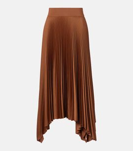 Joseph Joseph Ade plissÃ© asymmetric crÃªpe midi skirt