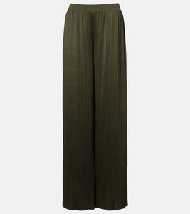 Joseph Joseph Amber plissÃ© satin wide-leg pants