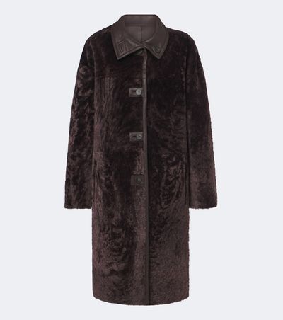 Joseph Joseph Ari reversible leather and shearling coat