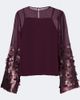 Joseph Joseph Ariane sequined chiffon top - 1
