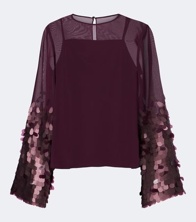 Joseph Joseph Ariane sequined chiffon top