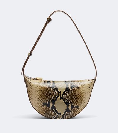 Joseph Joseph Bean snake-effect leather shoulder bag