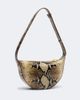 Joseph Joseph Bean snake-effect leather shoulder bag - 4