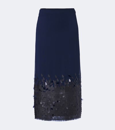 Joseph Joseph Connie sequined chiffon midi skirt