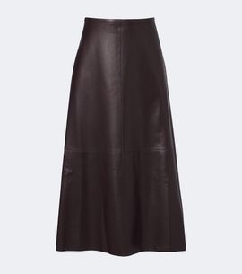 Joseph Joseph Helius leather midi skirt