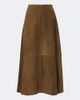 Joseph Joseph Helius suede midi skirt - 1