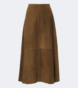 Joseph Joseph Helius suede midi skirt