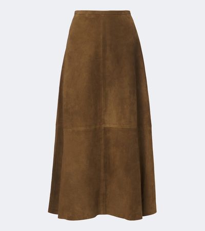 Joseph Joseph Helius suede midi skirt