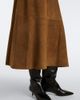 Joseph Joseph Helius suede midi skirt - 4
