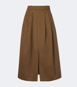 Joseph Joseph Kharis cotton and linen twill midi skirt