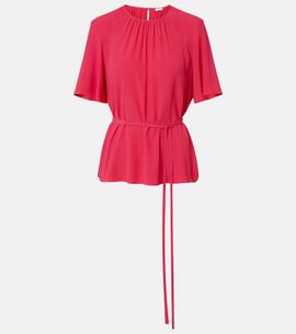 Joseph Joseph Libby belted crÃªpe blouse