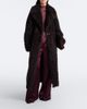 Joseph Joseph Magnus leather-trimmed shearling wrap coat - 2