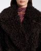 Joseph Joseph Magnus leather-trimmed shearling wrap coat - 3