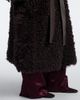 Joseph Joseph Magnus leather-trimmed shearling wrap coat - 6