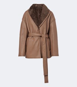 Joseph Joseph Manu shearling-lined leather coat
