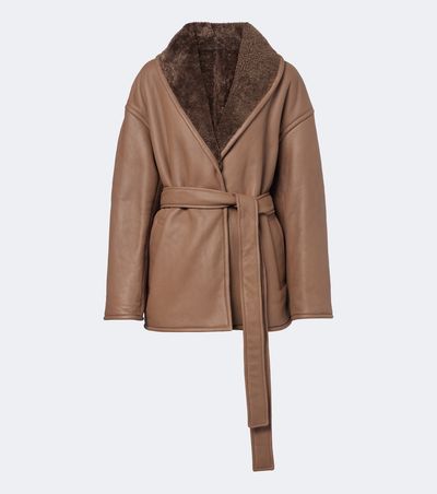 Joseph Joseph Manu shearling-lined leather coat