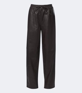 Joseph Joseph Nat leather barrel-leg pants