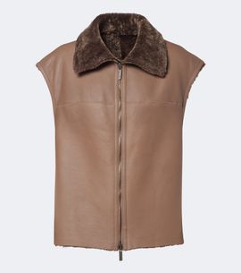 Joseph Joseph Nico reversible leather and shearling vest