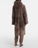 Joseph Joseph Reversible shearling and leather hooded coat - 3