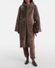 Joseph Joseph Reversible shearling and leather hooded coat - 6
