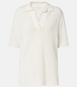 Joseph Joseph Rian oversized cotton-blend polo shirt