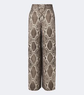 Joseph Joseph Rita snake-print satin twill wide-leg pants