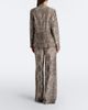 Joseph Joseph Rita snake-print satin twill wide-leg pants - 6