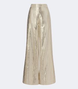 Joseph Joseph Selene silk-blend lamé wide-leg pants