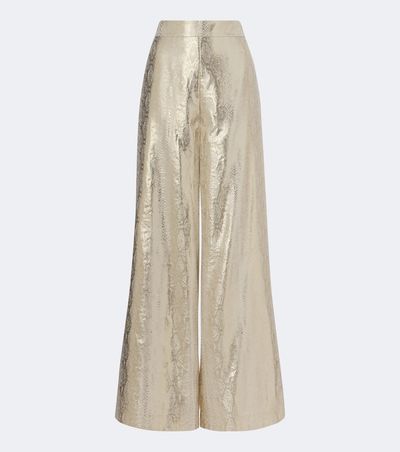 Joseph Joseph Selene silk-blend lamé wide-leg pants
