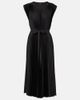 Joseph Joseph Volta belted plissé satin midi dress - 1