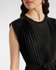 Joseph Joseph Volta belted plissé satin midi dress - 4