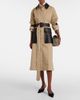 Joseph Joseph Zaman leather-trimmed cotton trench coat - 2