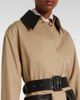 Joseph Joseph Zaman leather-trimmed cotton trench coat - 4