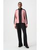 Joseph Ribkoff Joseph Ribkoff Scuba Jersey Color Block Funnel-Neck Jacket - 1